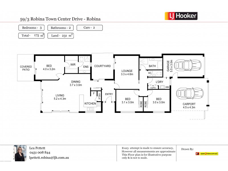 59/3 Robina Town Centre Drive, Robina QLD 4226 Floorplan