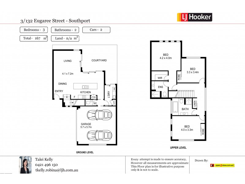 3/132 Eugaree Street, Southport QLD 4215 Floorplan