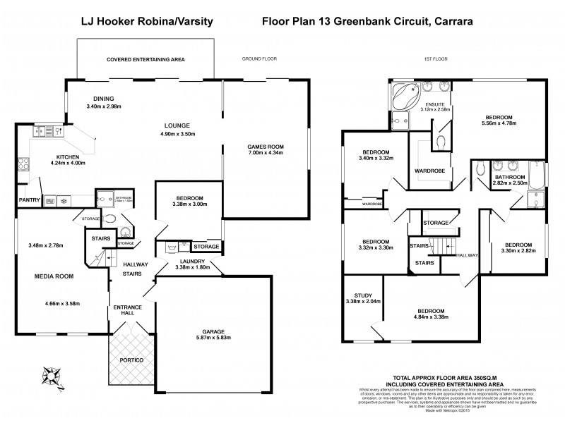 13 Greenbank Circuit, Carrara QLD 4211 Floorplan