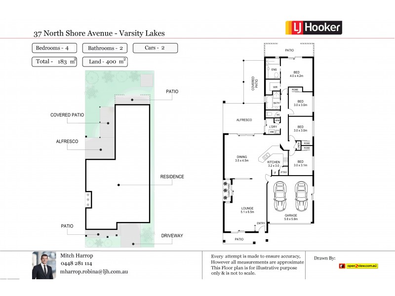 37 North Shore Avenue, Varsity Lakes QLD 4227 Floorplan