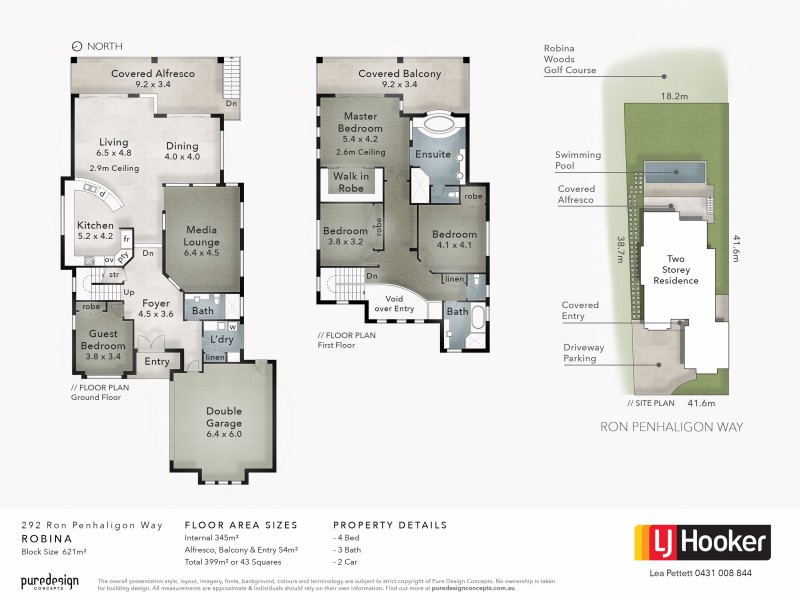 292 Ron Penhaligon Way, Robina QLD 4226 Floorplan