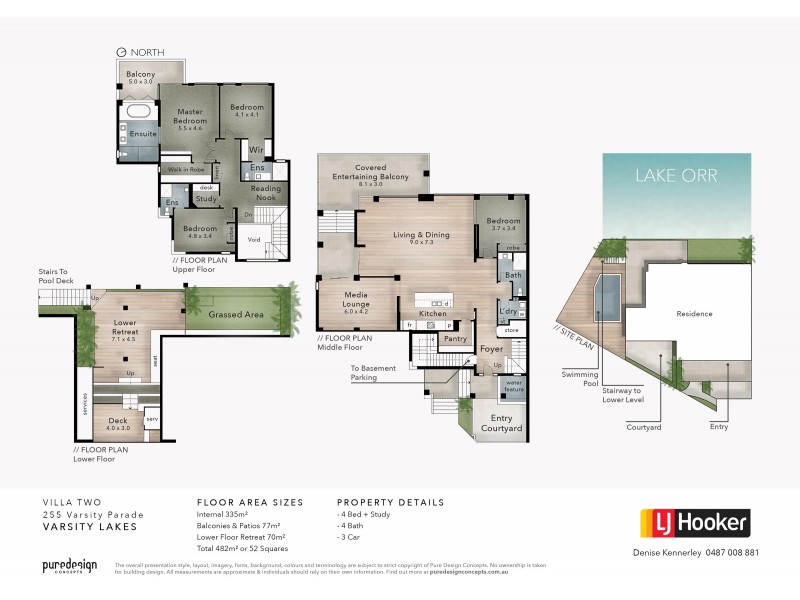 Villa 2/255 Varsity Parade, Varsity Lakes QLD 4227 Floorplan
