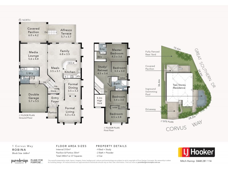 1 Corvus Way, Robina QLD 4226 Floorplan