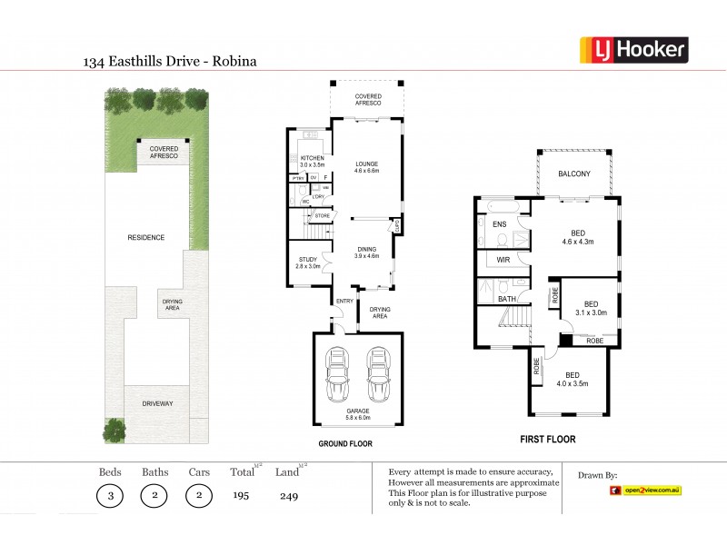 134 Easthill Drive, Robina QLD 4226 Floorplan