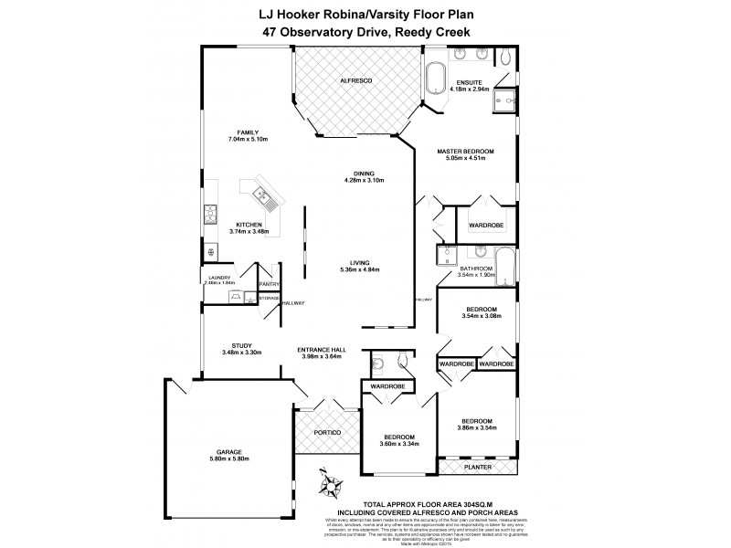 47 Observatory Drive, Reedy Creek QLD 4227 Floorplan