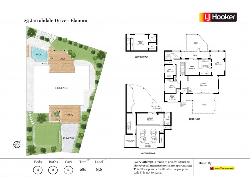 23 Jarrahdale Drive, Elanora QLD 4221 Floorplan