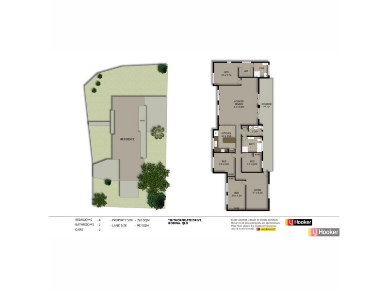 118 Thorngate Drive, Robina QLD 4226 Floorplan