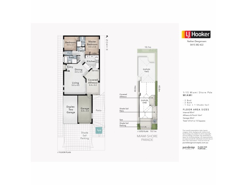 1/15 Miami Shore Parade, Miami QLD 4220 Floorplan