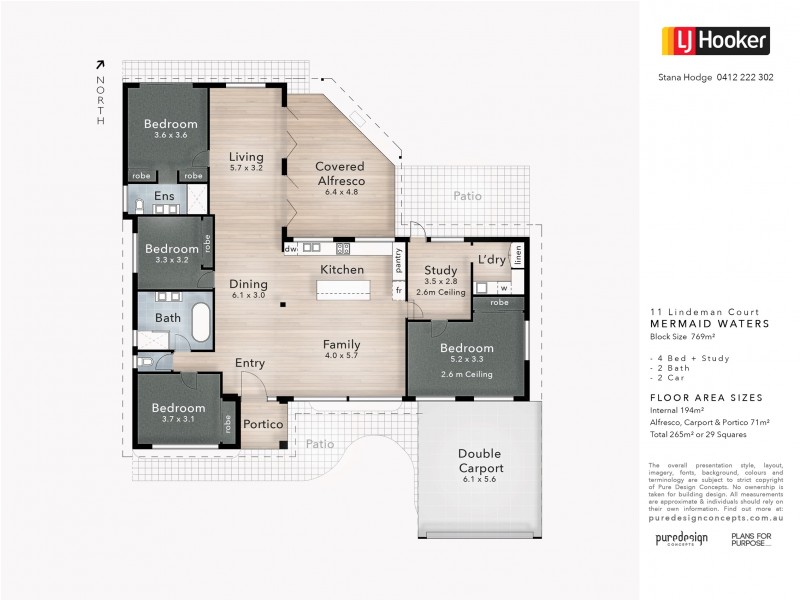 11 Lindeman Court, Mermaid Waters QLD 4218 Floorplan