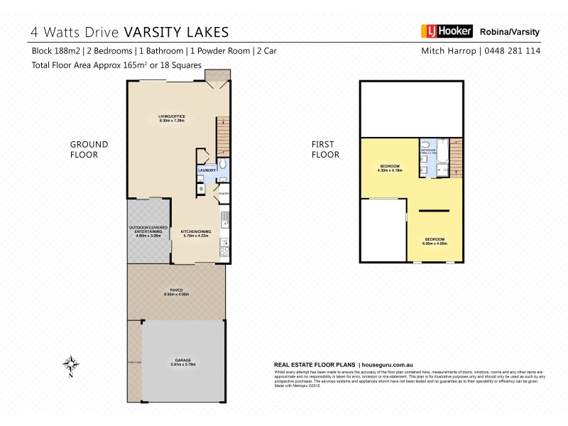 4 Watts Drive, Varsity Lakes QLD 4227 Floorplan
