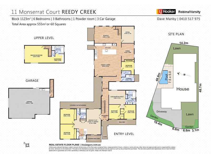 11 Monserrat Court, Reedy Creek QLD 4227 Floorplan