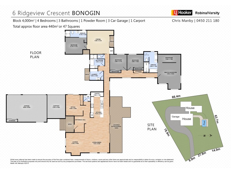 6 Ridgeview Crescent, Bonogin QLD 4213 Floorplan