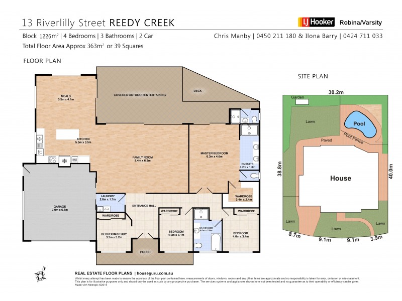 13 Riverlilly Street, Reedy Creek QLD 4227 Floorplan