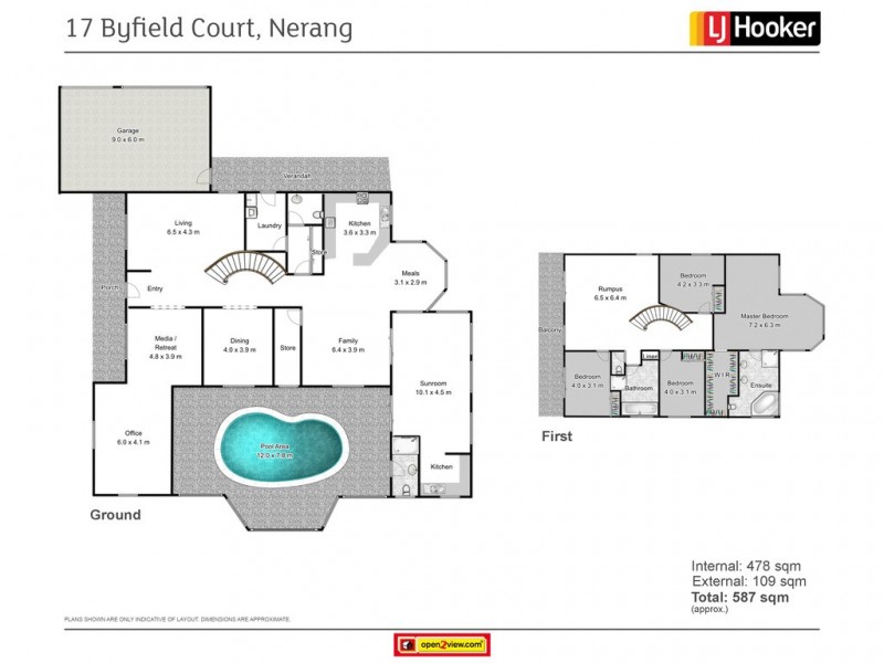 17 Byfield Court, Nerang QLD 4211 Floorplan