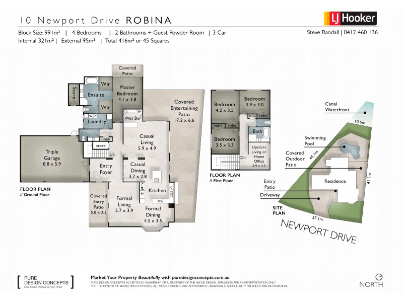 10 Newport Drive, Robina QLD 4226 Floorplan