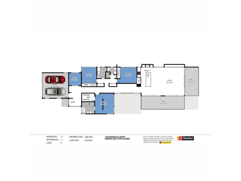 738 Peninsula Drive, Robina QLD 4226 Floorplan