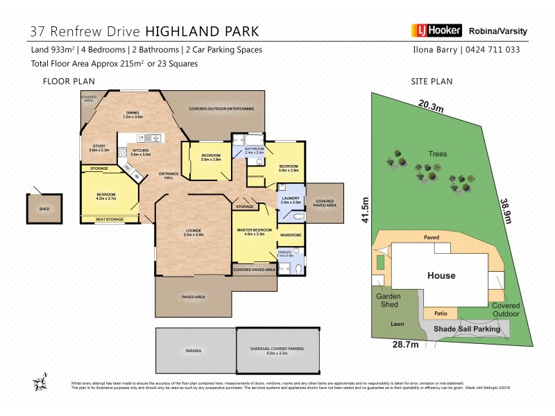 37 Renfrew Drive, Highland Park QLD 4211 Floorplan