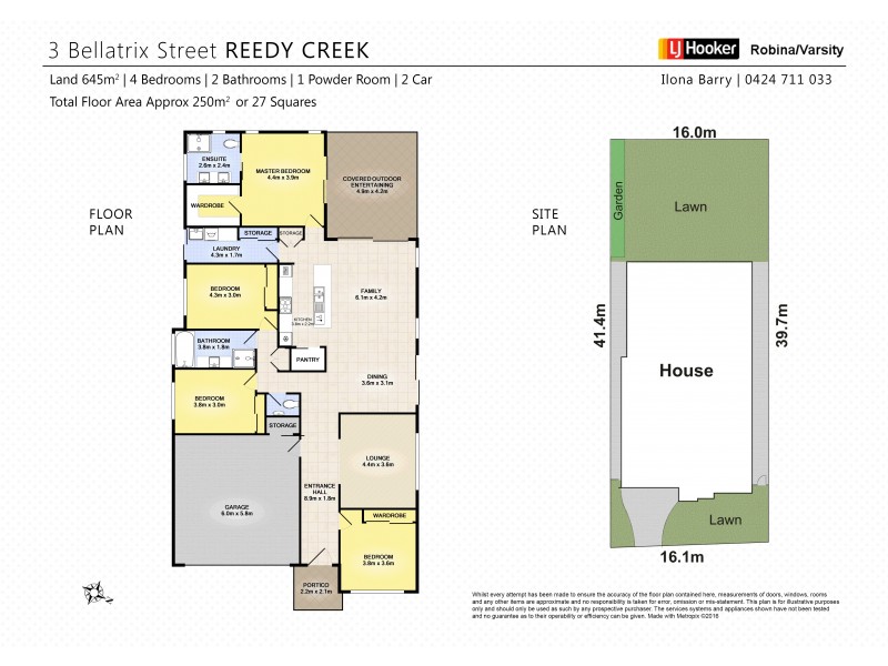 3 Bellatrix Street, Reedy Creek QLD 4227 Floorplan