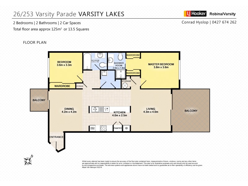 26/253 Varsity Parade, Varsity Lakes QLD 4227 Floorplan