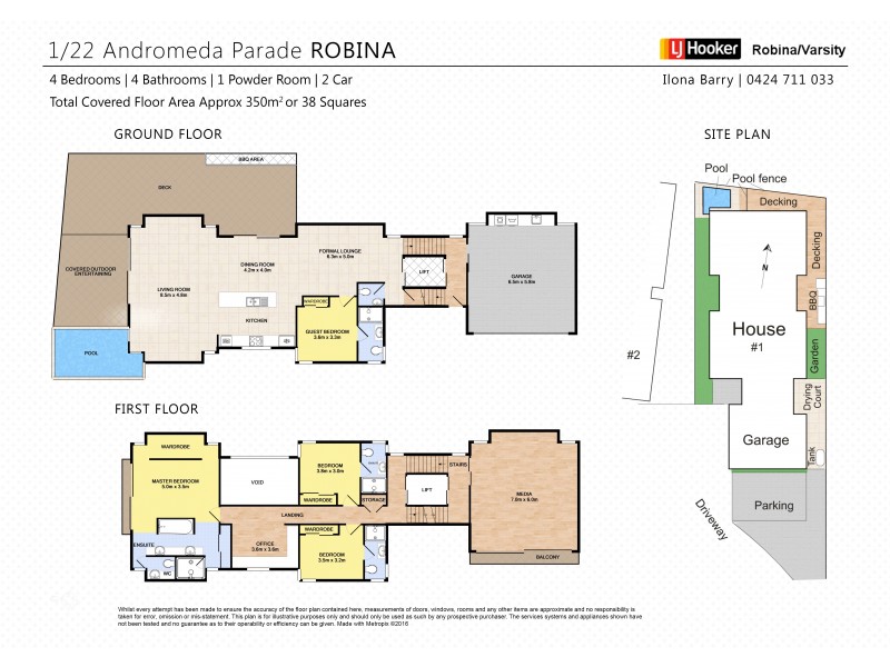 1/22 Andromeda Parade, Robina QLD 4226 Floorplan