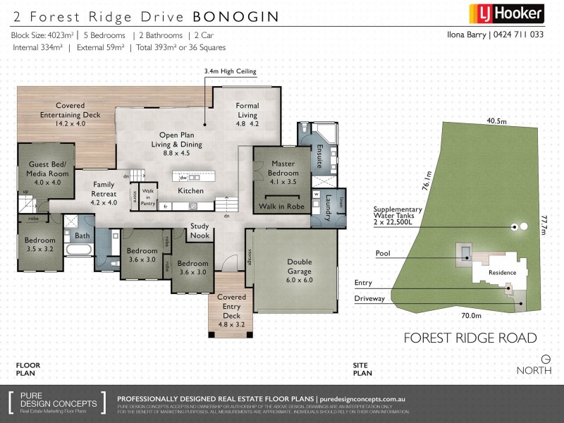 2 Forest Ridge Drive, Bonogin QLD 4213 Floorplan