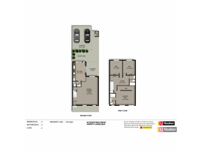 45 South Bay Drive, Varsity Lakes QLD 4227 Floorplan