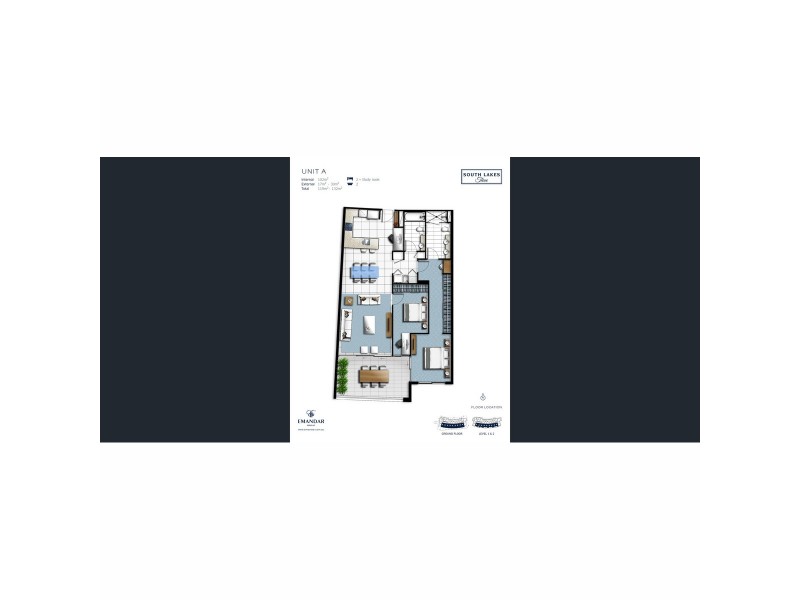 1204/397 Christine Avenue, Varsity Lakes QLD 4227 Floorplan