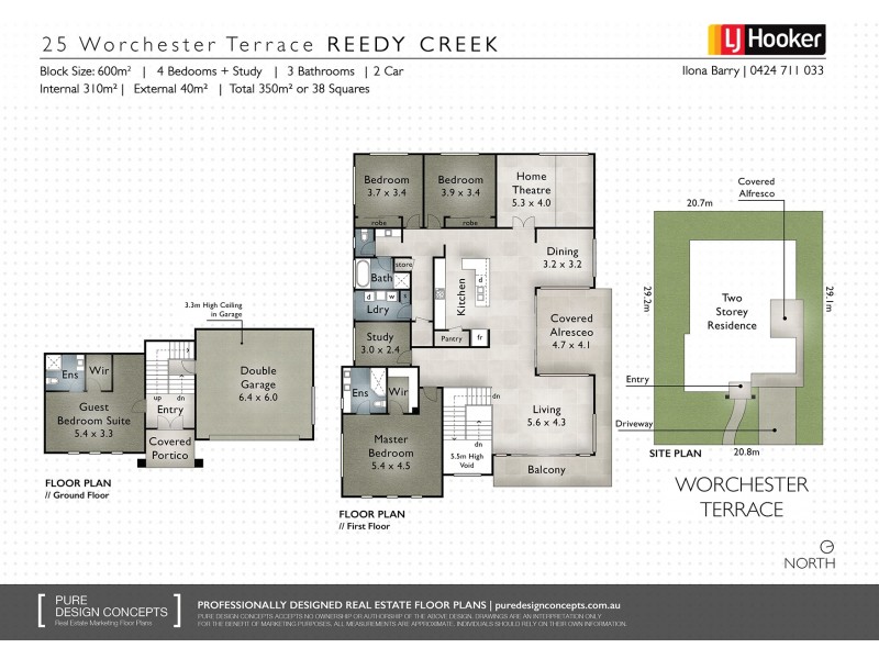 25 Worchester Terrace, Reedy Creek QLD 4227 Floorplan