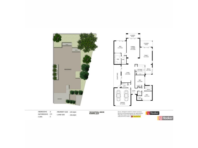 140 Easthill Drive, Robina QLD 4226 Floorplan