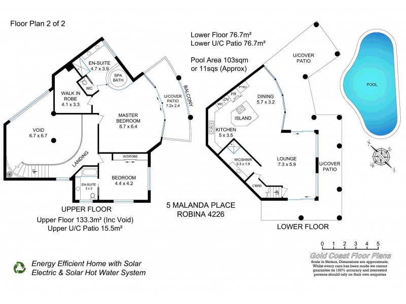 5 Malanda Place, Robina QLD 4226 Floorplan
