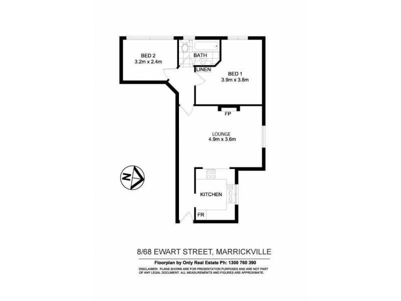 8/68 Ewart Street, Marrickville NSW 2204