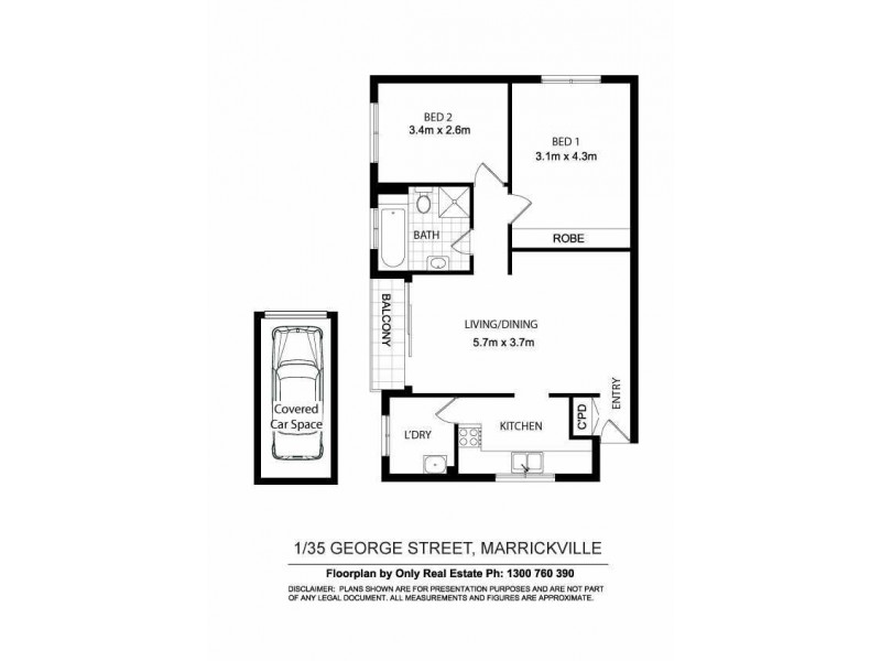 1/35 George Street, Marrickville NSW 2204