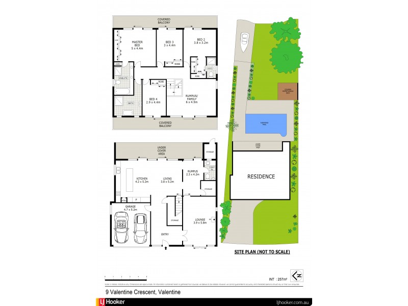 9 Valentine Crescent, Valentine NSW 2280 Floorplan