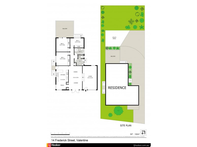 14 Frederick Street, Valentine NSW 2280 Floorplan