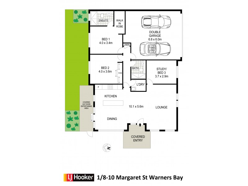 1/8-10 Margaret Street, Warners Bay NSW 2282 Floorplan