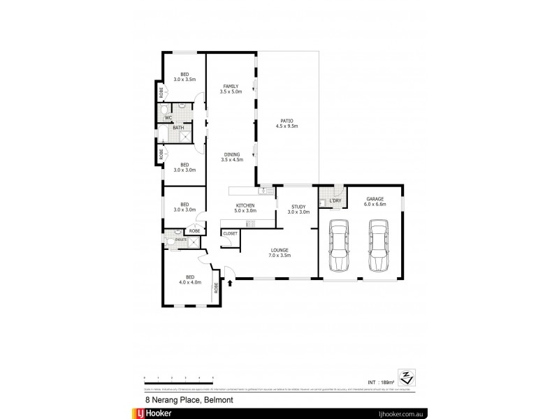 8 Nerang Place, Belmont NSW 2280 Floorplan