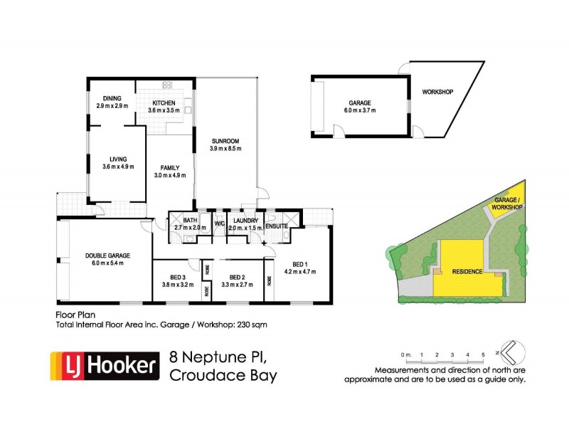 8 Neptune Place, Croudace Bay NSW 2280 Floorplan