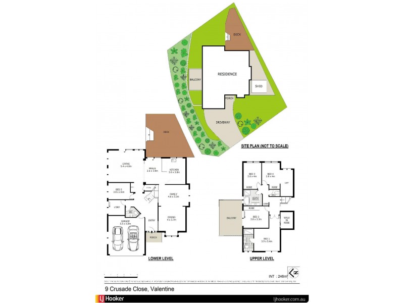 9 Crusade Close, Valentine NSW 2280 Floorplan