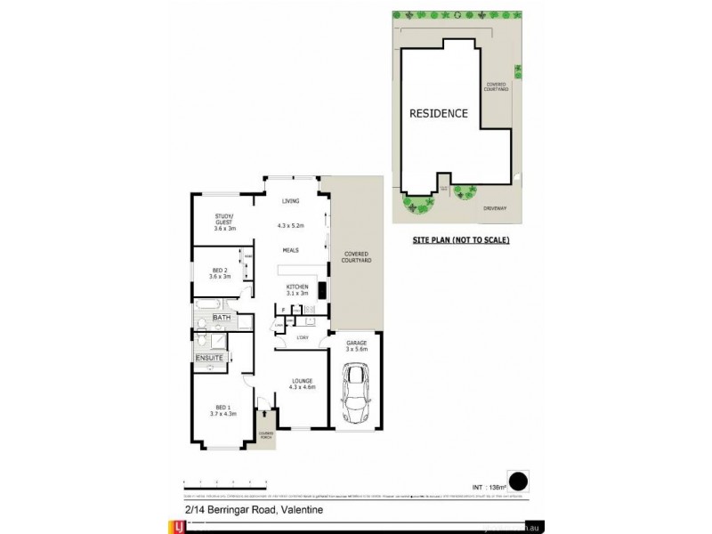 2/14 Berringar Road, Valentine NSW 2280 Floorplan