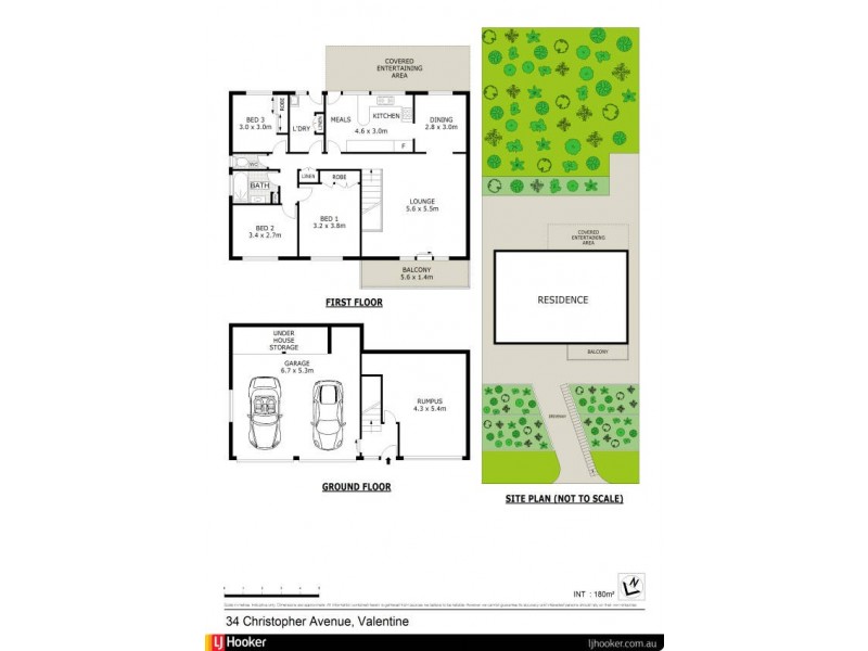 34 Christopher Avenue, Valentine NSW 2280 Floorplan