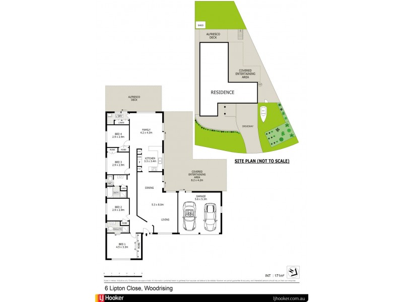 6 Lipton Close, Woodrising NSW 2284 Floorplan