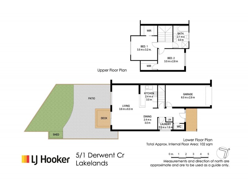 5/1 Derwent Crescent, Lakelands NSW 2282 Floorplan