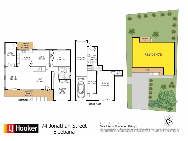 74 Jonathan Street, Eleebana NSW 2282 Floorplan