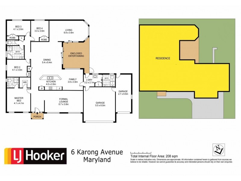 6 Karong Avenue, Maryland NSW 2287 Floorplan