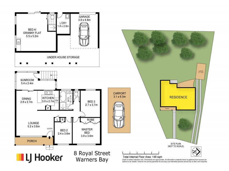 8 Royal Street, Warners Bay NSW 2282 Floorplan