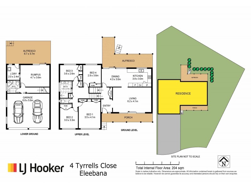 4 Tyrrells Close, Eleebana NSW 2282 Floorplan