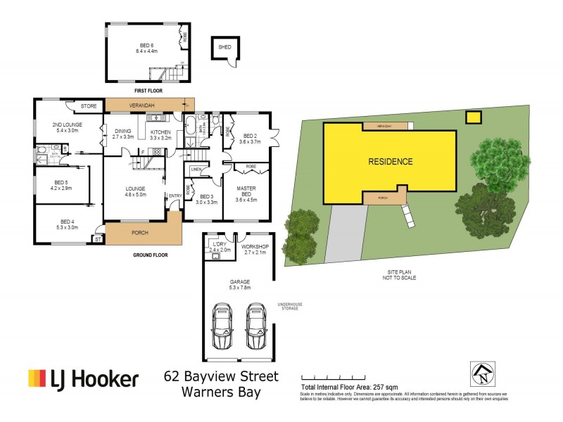 62 Bayview Street, Warners Bay NSW 2282 Floorplan
