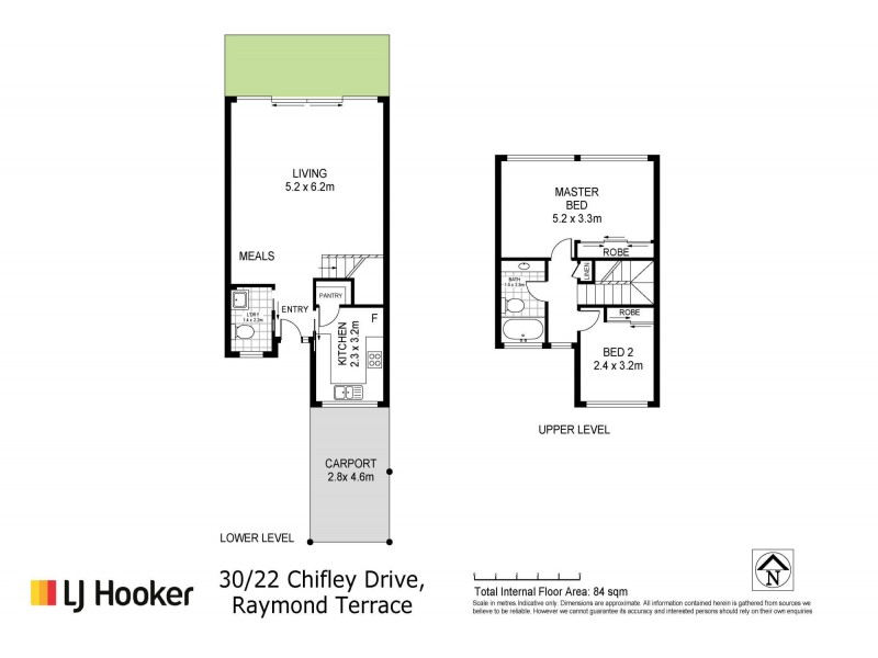 30/22 Chifley Drive, Raymond Terrace NSW 2324 Floorplan