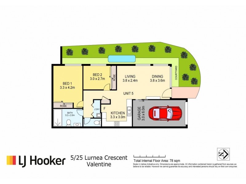 5/25-27 Lurnea Crescent, Valentine NSW 2280 Floorplan