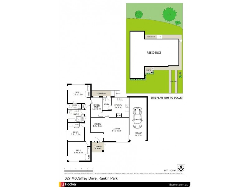 327 McCaffrey Drive, Rankin Park NSW 2287 Floorplan